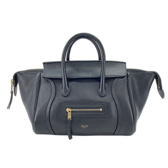 CELINE Handbags - Celine Little Luggage Shoulder Bag, Black